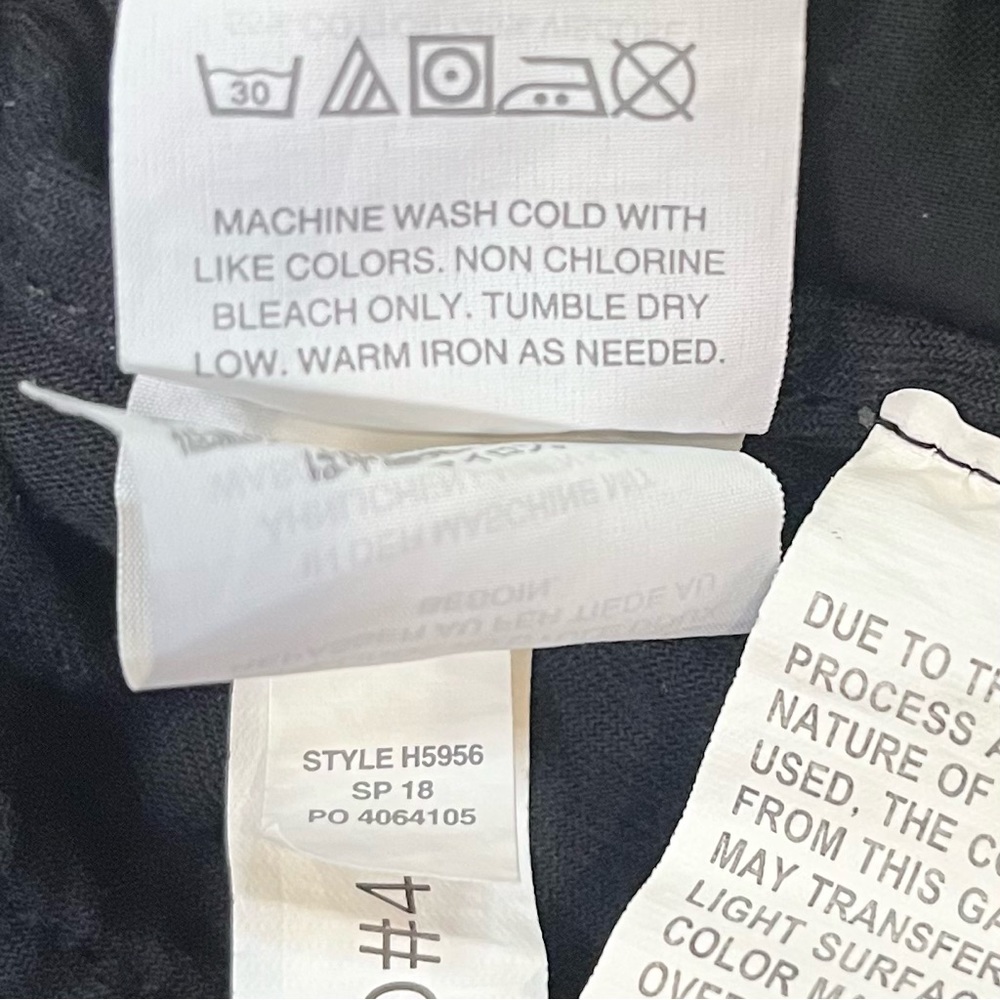 MADEWELL Solid Black Pull On Cotton Shorts Small - Picture 9 of 9